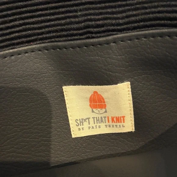 Elegant Black Crossbody Bag with Tassel by PALS - Picture 2 of 8